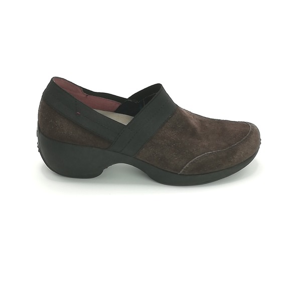Anne Klein Sport Shoes Womens Loafer Slip On Akkyra Brown Suede Leather 9 - Picture 1 of 11